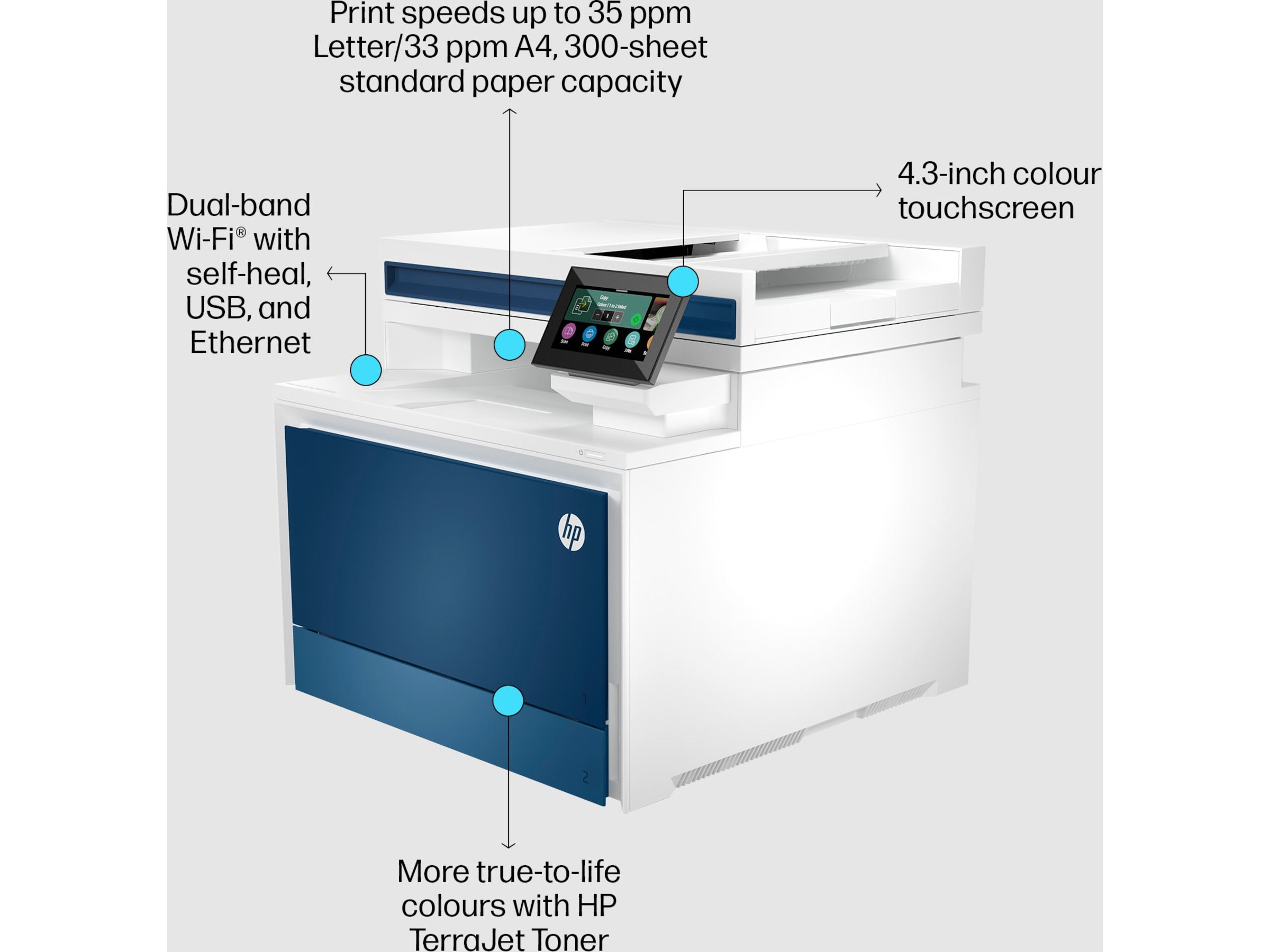 HP Color LaserJet Pro MFP 4302dw skriver Skrivere