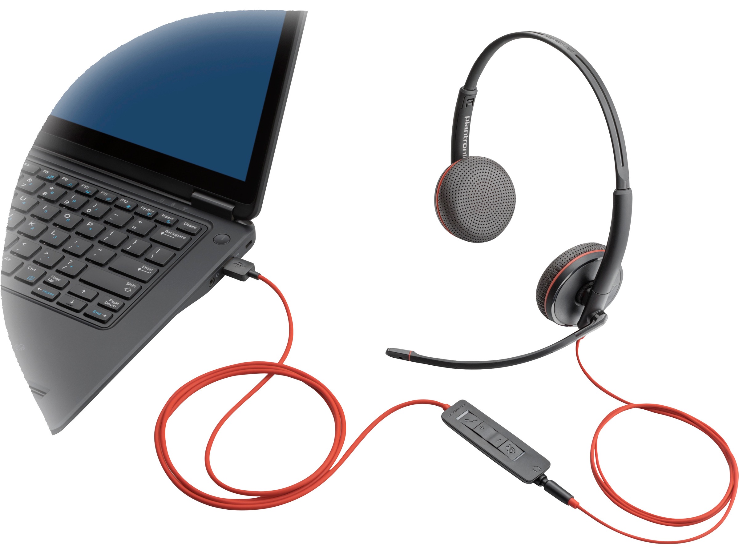 Poly Blackwire 3225 Stereo USB-C Headset Kablede hodesett