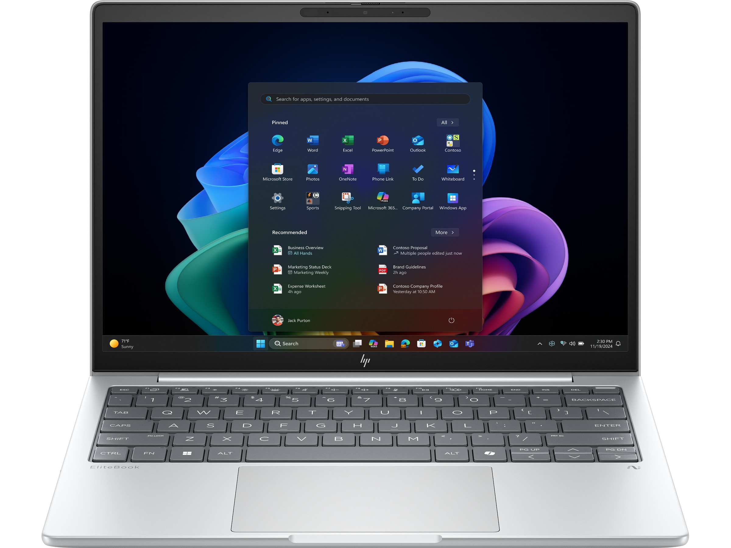 HP EliteBook 8 G1a 13,3" Notebook Next Gen AI PC - Bærbar / laptop