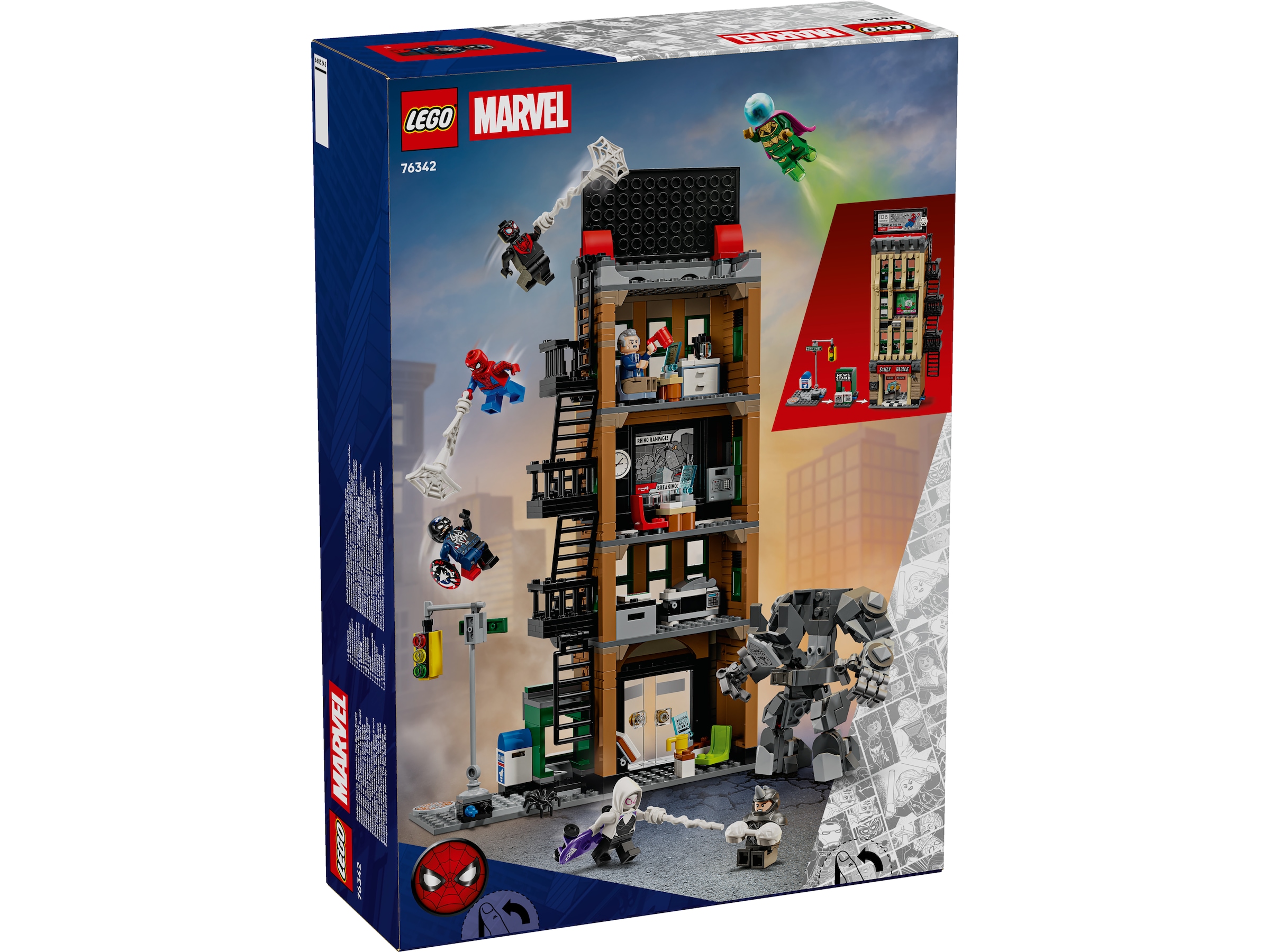 LEGO Super Heroes Marvel Spider-Man mot Mysterio: Daily Bugle 76342 LEGO