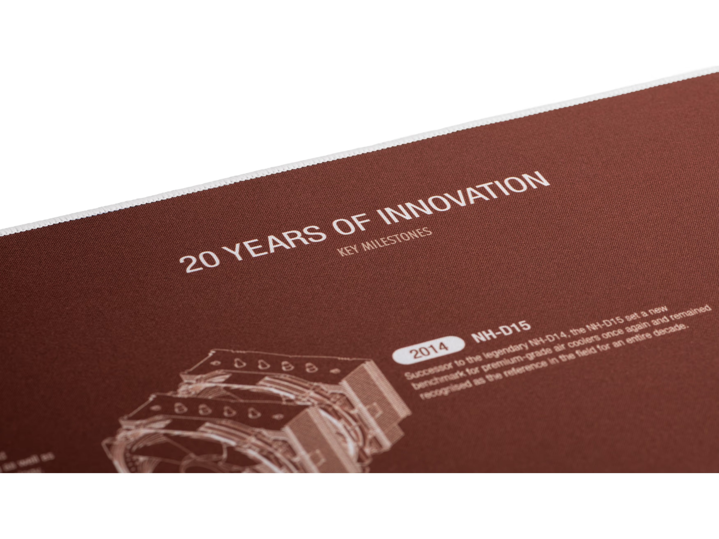 Noctua NP-DM3 20-års jubileum skrivebordsmatte Gamingmusematte