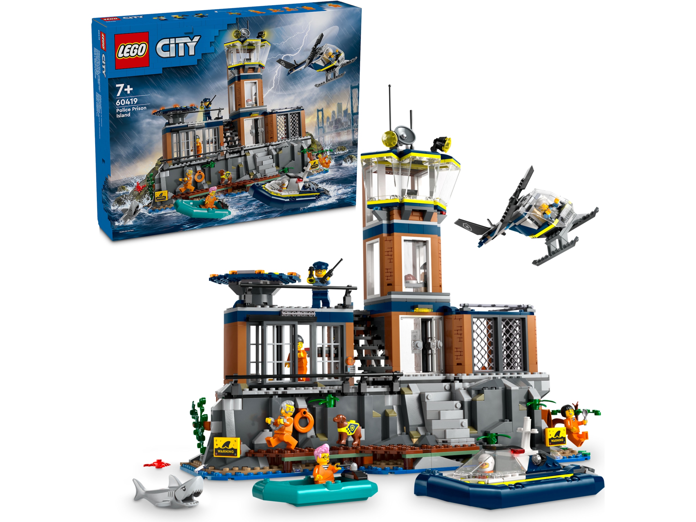 LEGO City Police politiets fengselsøy 60419 LEGO