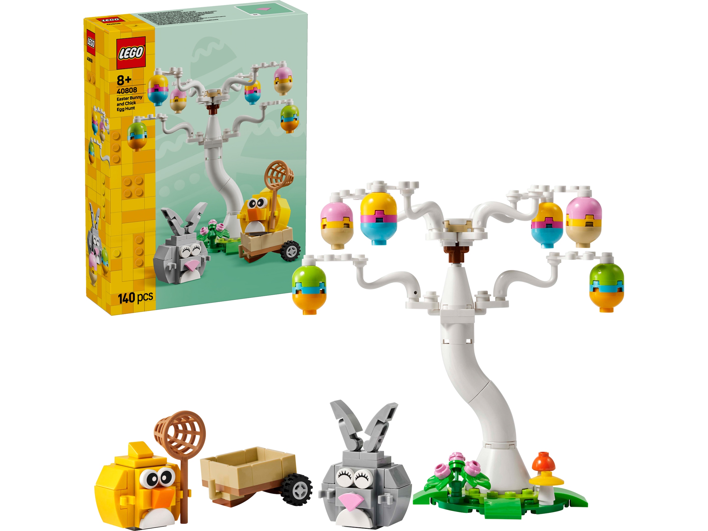 LEGO Iconic eggjakt med påskehare og kylling 40808 LEGO