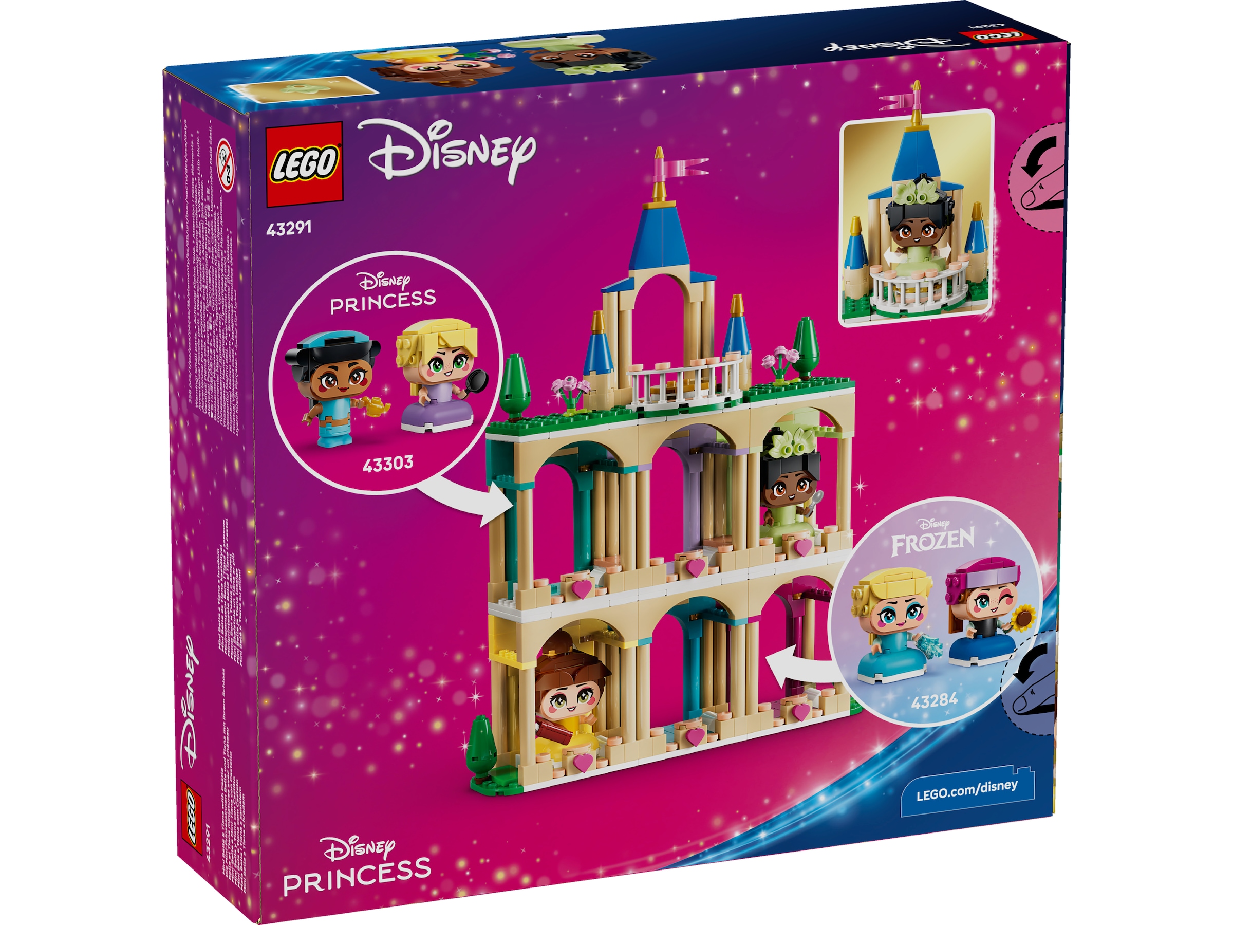 LEGO Disney Princess Belle og Tiana med slott i miniformat 43291 LEGO