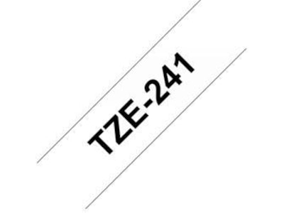 Brother Tape 18mm Sort/Hvit Label-produkter