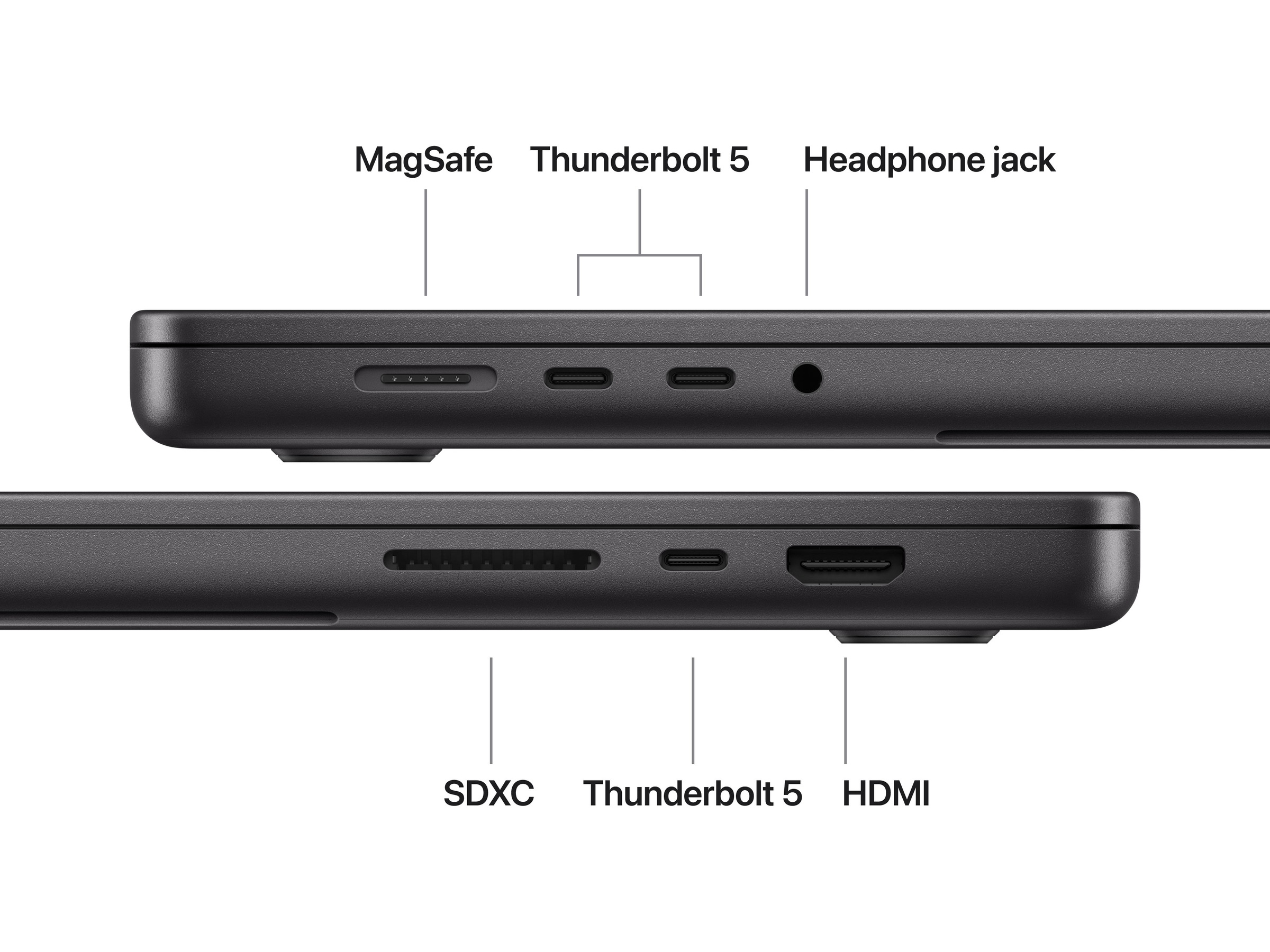 MacBook Pro 16 M5 Max (2026) 2TB (stellarsvart) PC - Bærbar / laptop