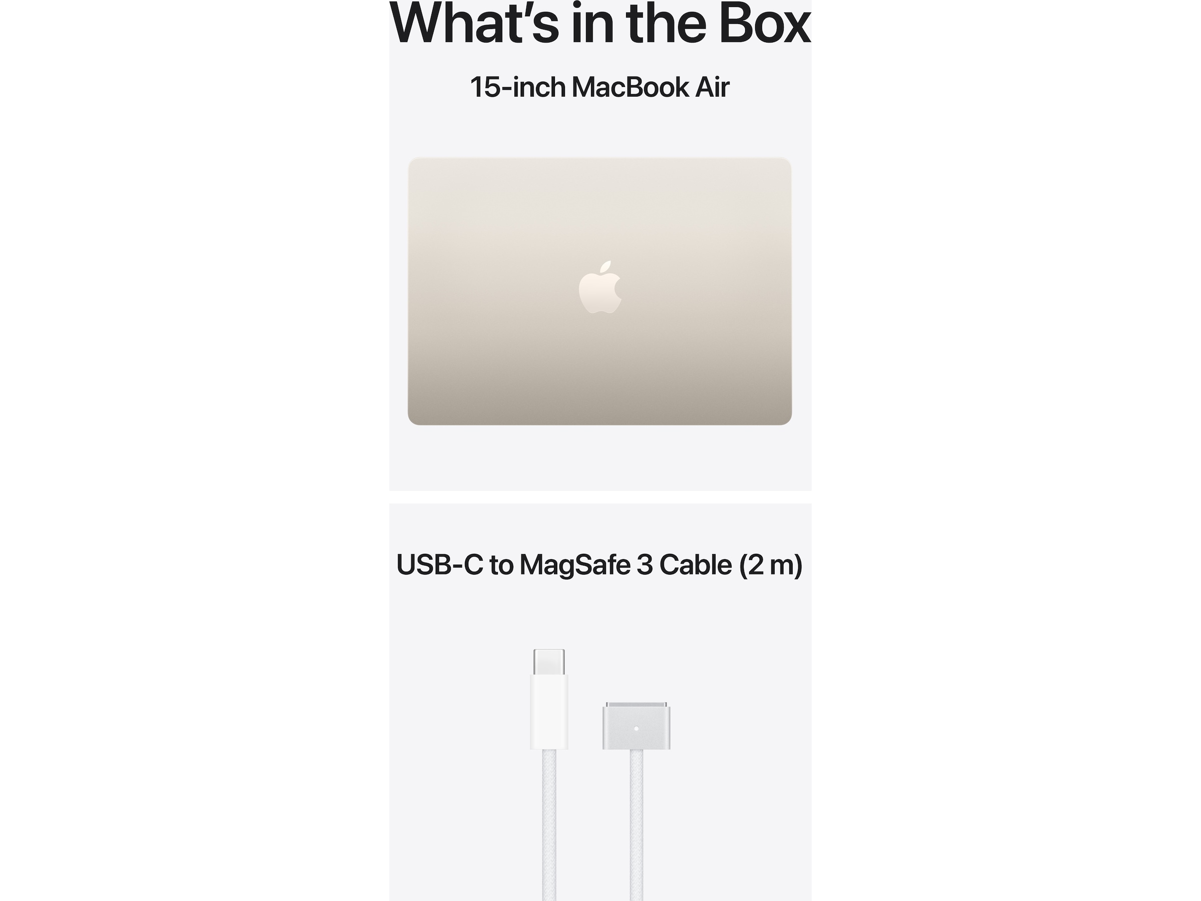 MacBook Air 15" M5 (2026) 1TB (stjerneskinn) PC - Bærbar / laptop