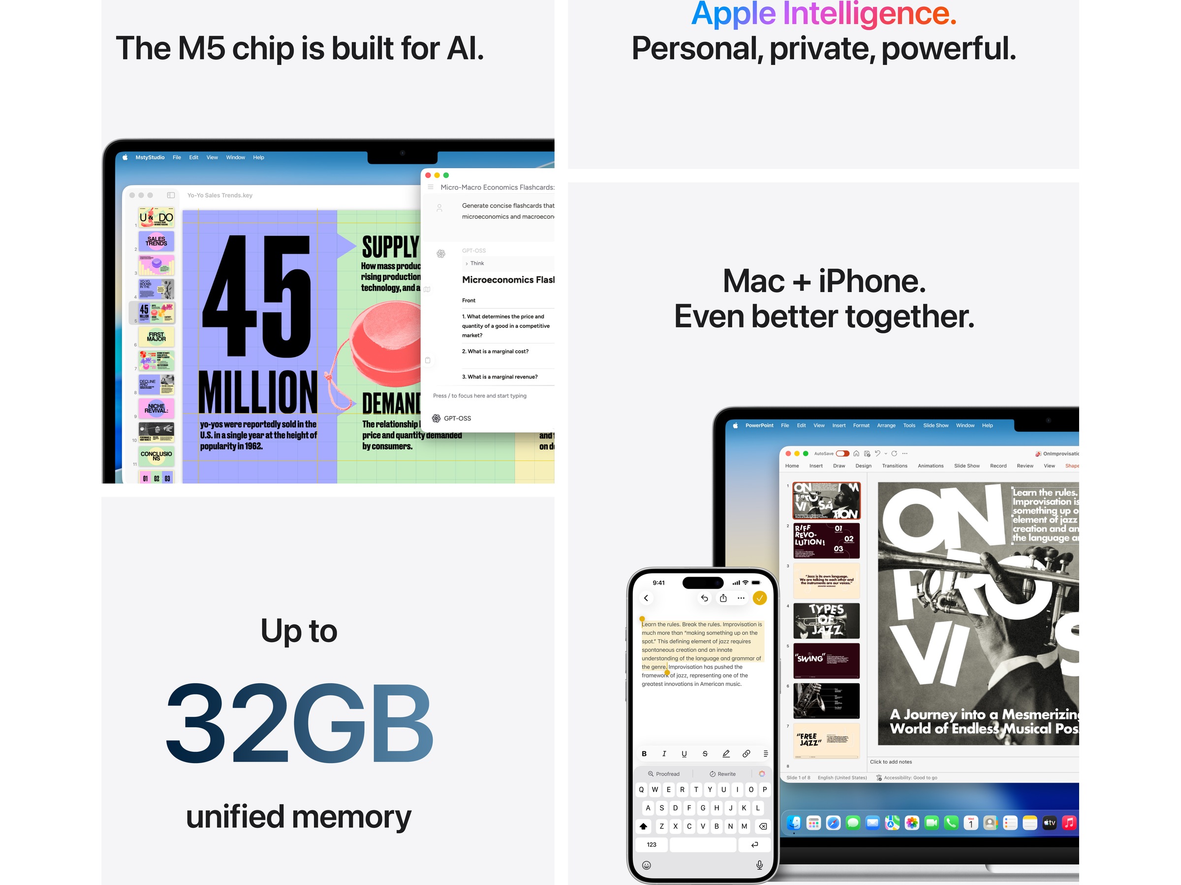 MacBook Air 15" M5 (2026) 1TB (sølv) PC - Bærbar / laptop