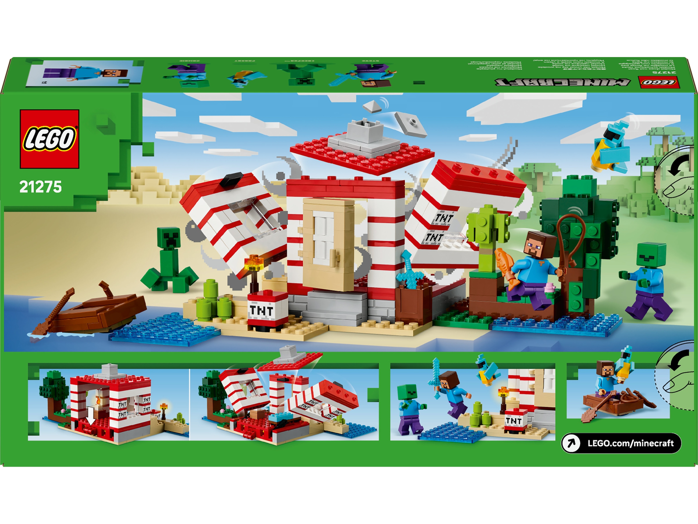 LEGO Minecraft dynamitthuset i jungelen 21275 LEGO
