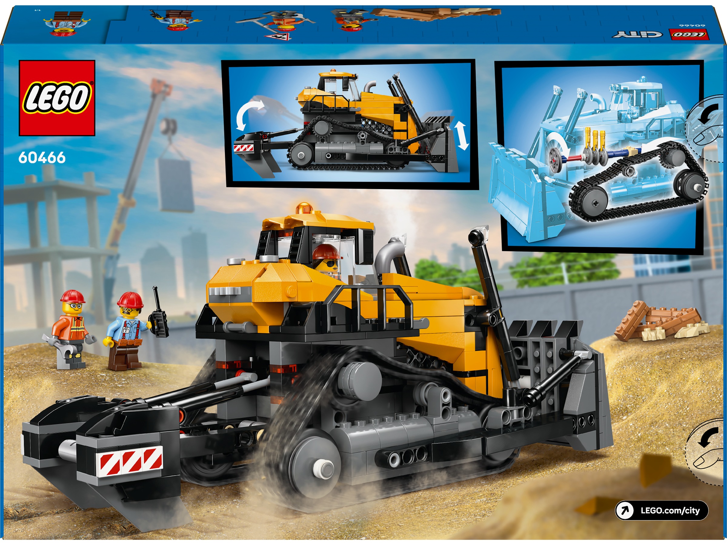 LEGO City bulldoser 60466 (gul) LEGO