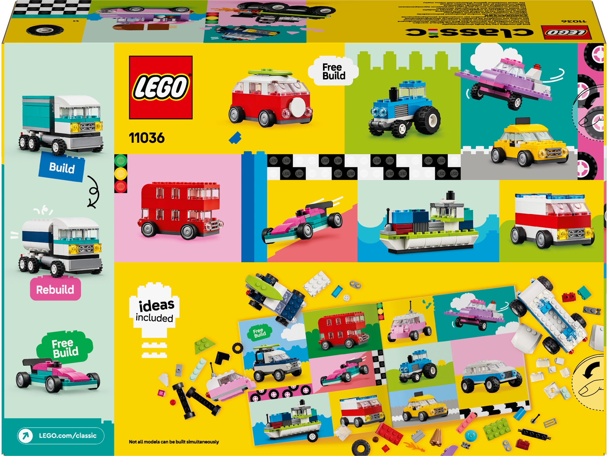 LEGO Classic kreative kjøretøy 11036 LEGO