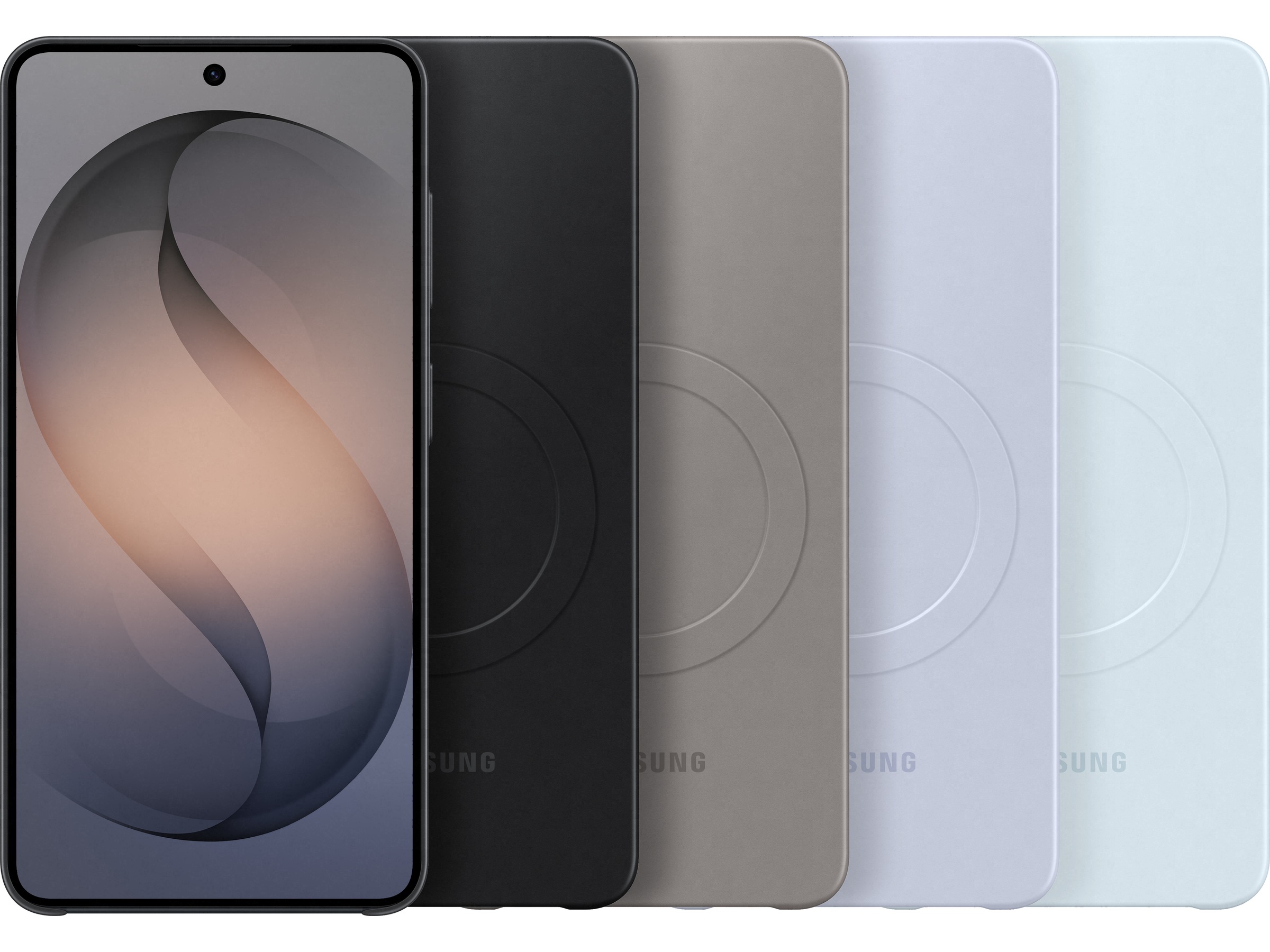 Samsung Galaxy S26 Slim Magnet Case (grå) Mobildeksel