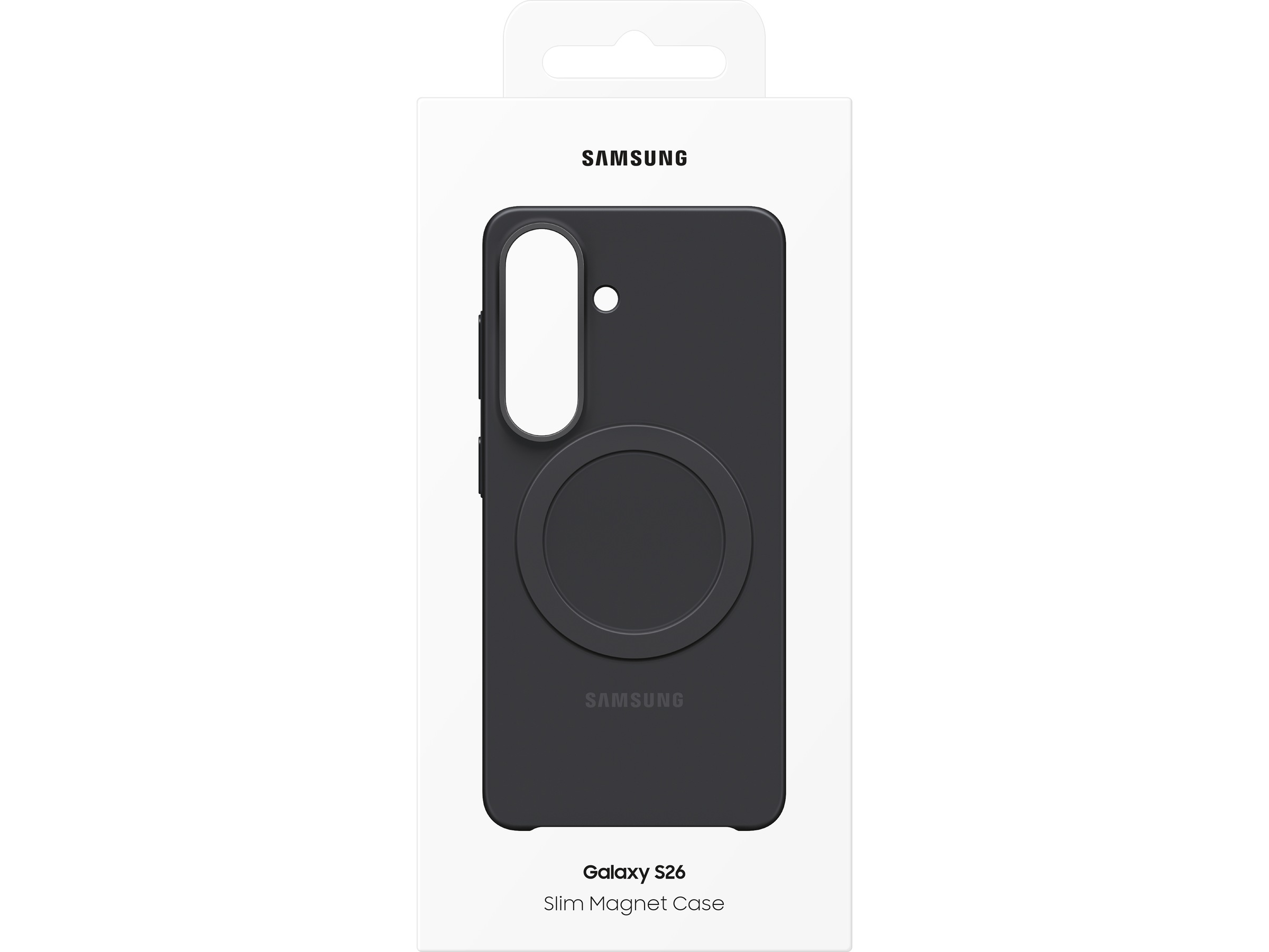 Samsung Galaxy S26 Slim Magnet Case (sort) Mobildeksel
