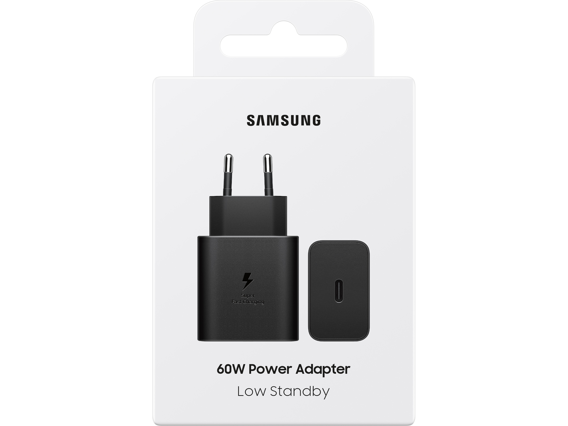 Samsung 60W veggladere (sort) Mobilladere