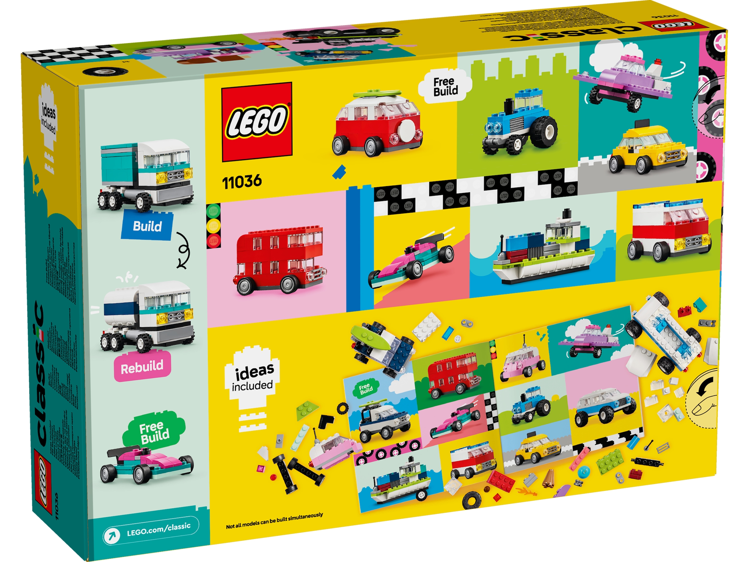 LEGO Classic kreative kjøretøy 11036 LEGO