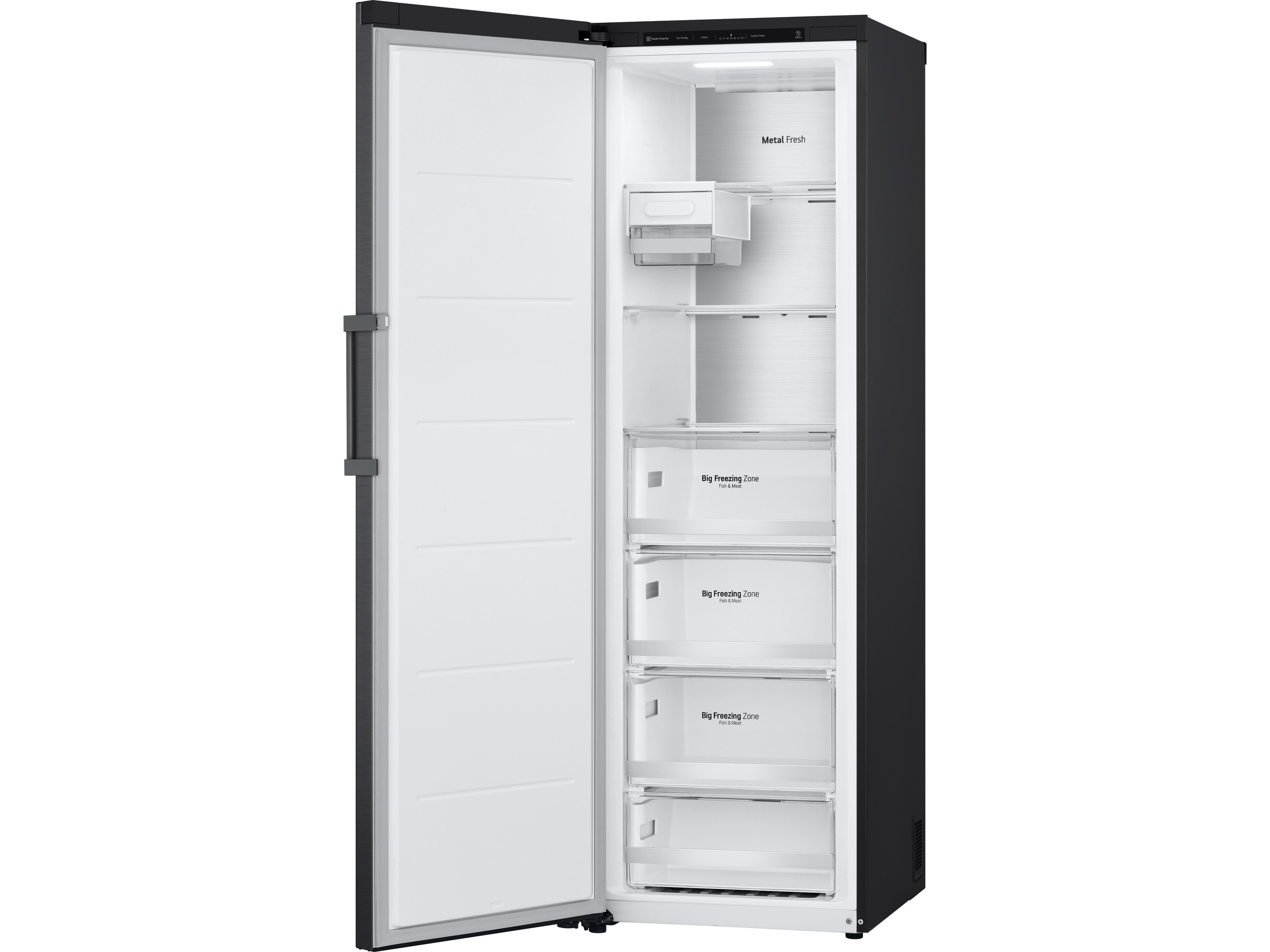 LG GFT61MCCSZ fryseskap (sort) Fryseskap