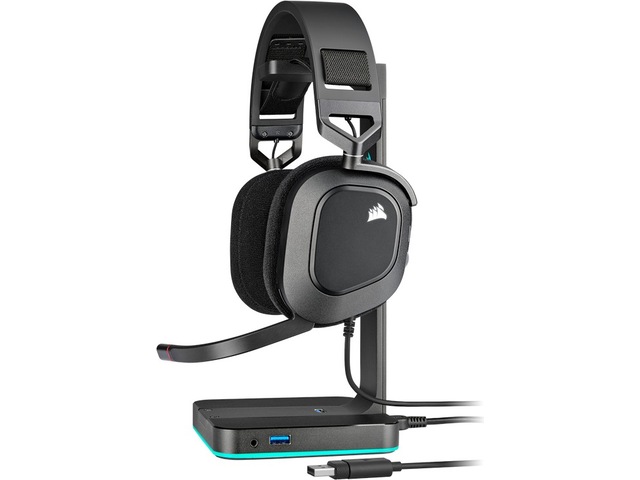 Corsair HS80 RGB Gaming Headset (carbon) Gamingheadset