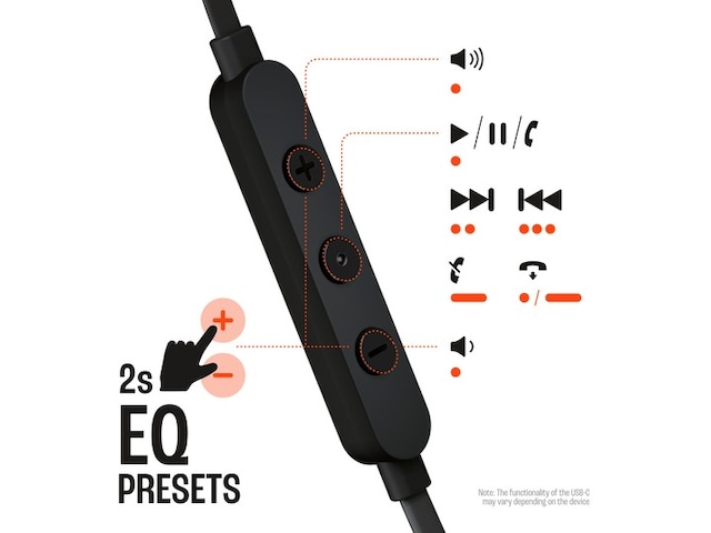 JBL Tune 310C kablede ørepropper, In-Ear (sort) Ørepropper