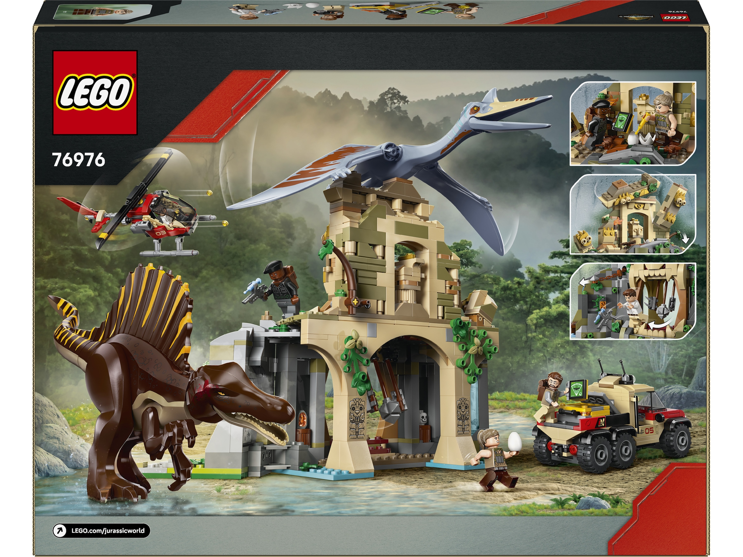 LEGO Jurassic World helikopteroppdr. spinosaurus/quetzalcoatlus 76976 LEGO