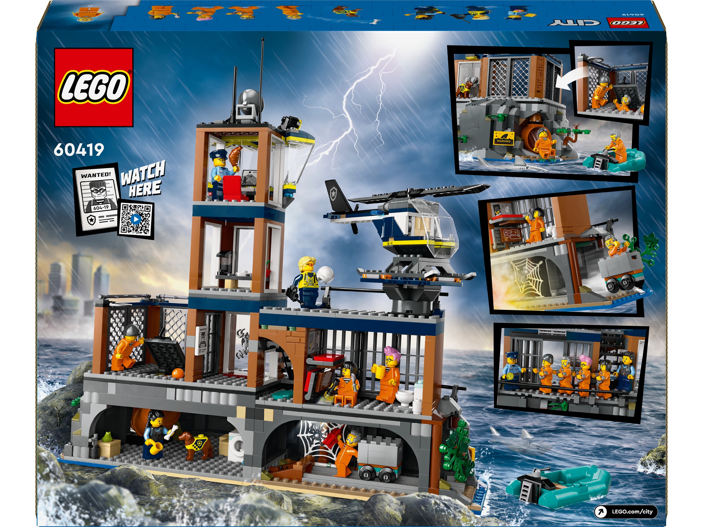 LEGO City Police politiets fengselsøy 60419 LEGO