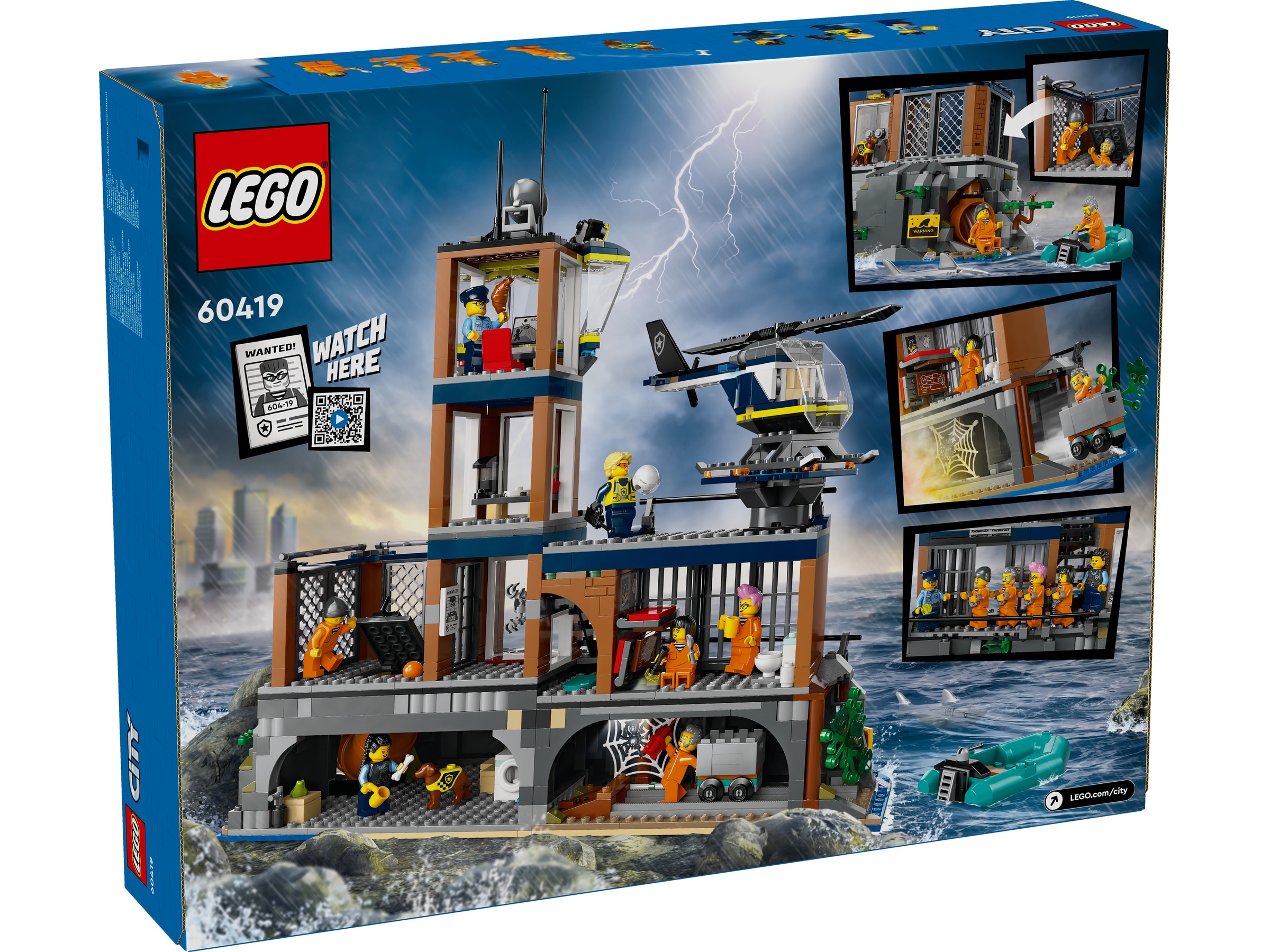 LEGO City Police politiets fengselsøy 60419 LEGO