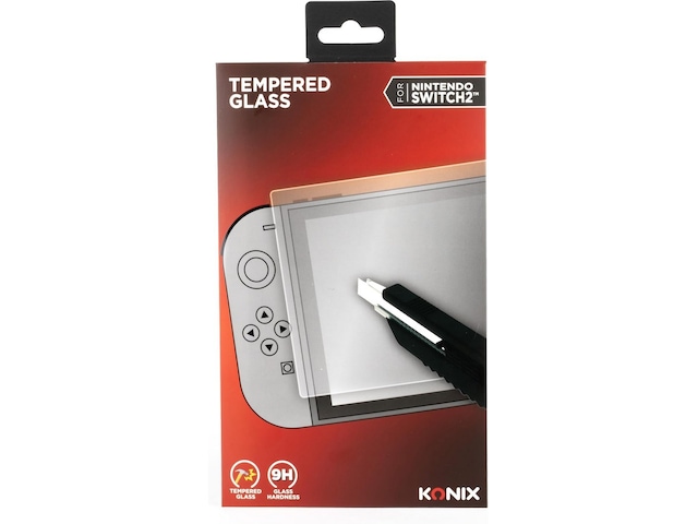 KONIX NSW2 herdet glass 9H Håndholdte spillkonsoller