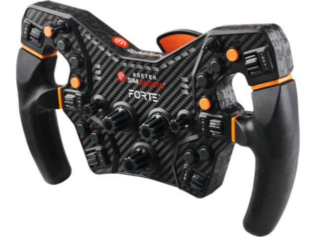 Asetek Forte Formula Steering Wheel Ratt og pedaler