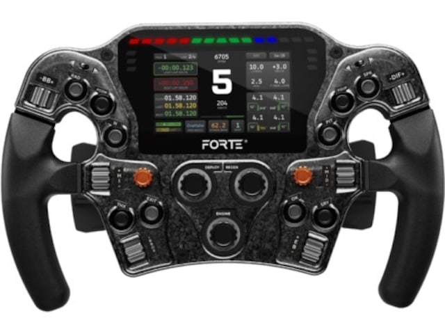 Asetek Forte Formula Steering Wheel Ratt og pedaler
