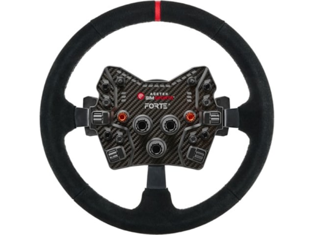 Asetek Forte GT knappeboks (svart, aluminium) Ratt og pedaler