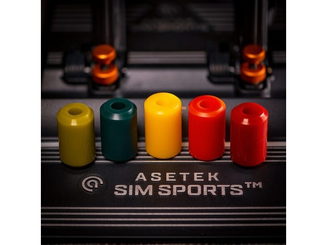 Asetek elastomersett Ratt og pedaler