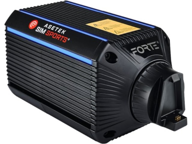 Asetek Forte direct drive-rattbase 18Nm Ratt og pedaler