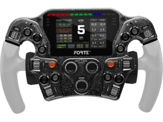 Asetek Forte Formula Pro ratt Ratt og pedaler