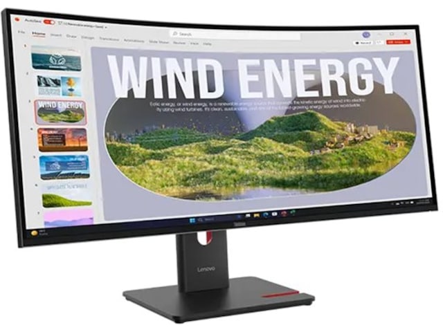 Lenovo 34" skjerm ThinkVision T34WD-40 Skjermer