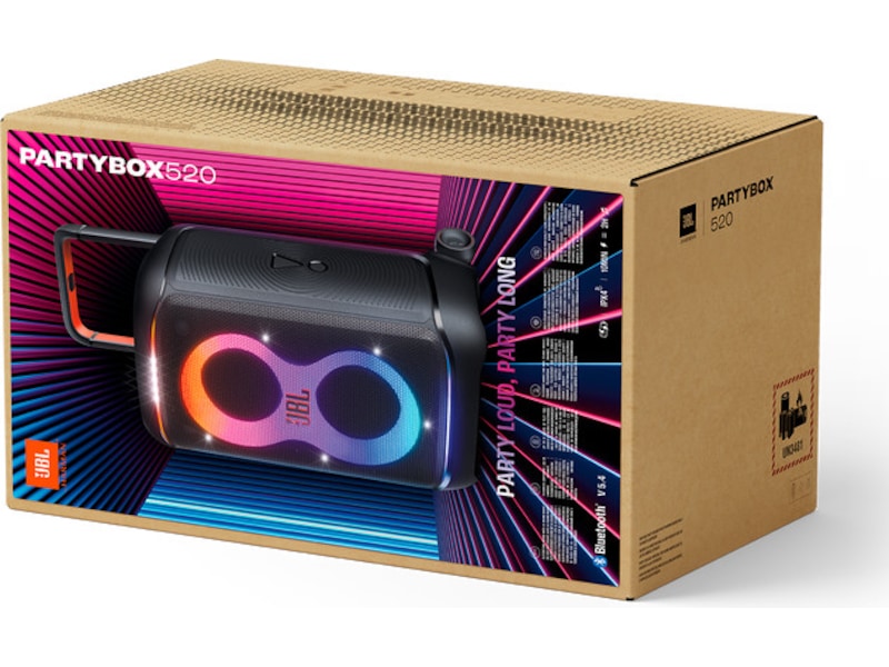 JBL PartyBox 520 Party Høyttaler -B-Grade Demo DVD/Hi-Fi/stereo