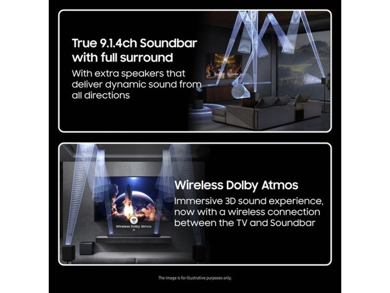 Samsung HW-Q935F lydplanke med subwoofer (2025) Lydplanker