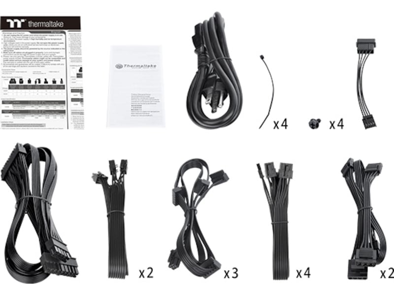 Thermaltake Toughpower PF1 strømforsyning 1200W platinum Enheter