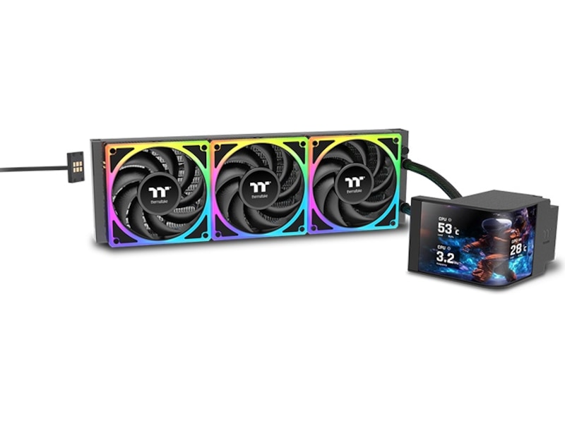 Thermaltake MAGCurve 360 Ultra alt-i-ett kjøler (sort) CPU - Vannkjøling