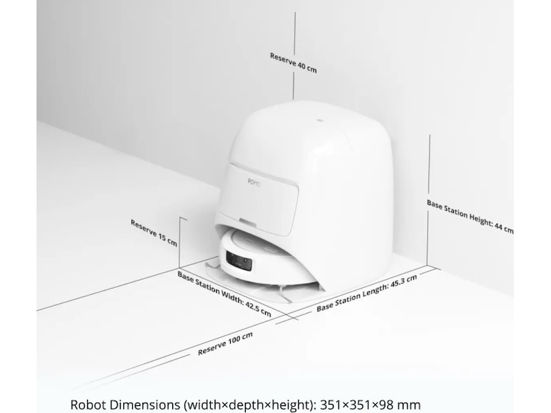 DJI ROMO S Robotstøvsugere