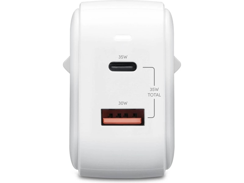 Andersson 35W GaN vegglader (hvit) Mobilladere