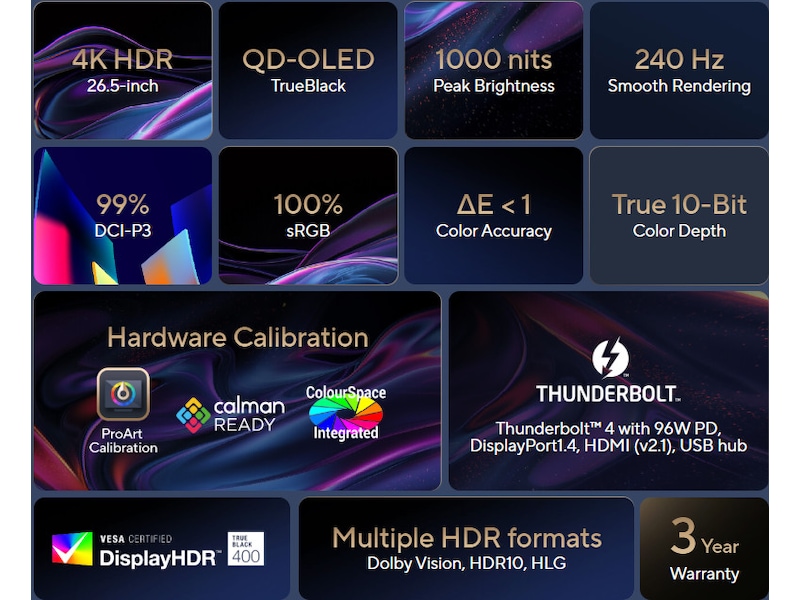 ASUS 27" 4K skjerm ProArt PA27UCDMR Skjermer