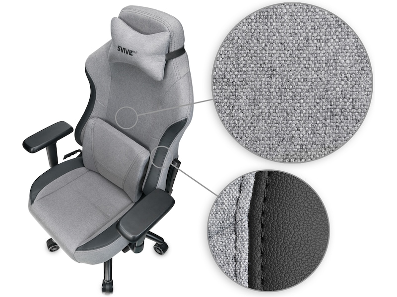 Svive Gemini gamingstol (mørk grå) Gamingstoler