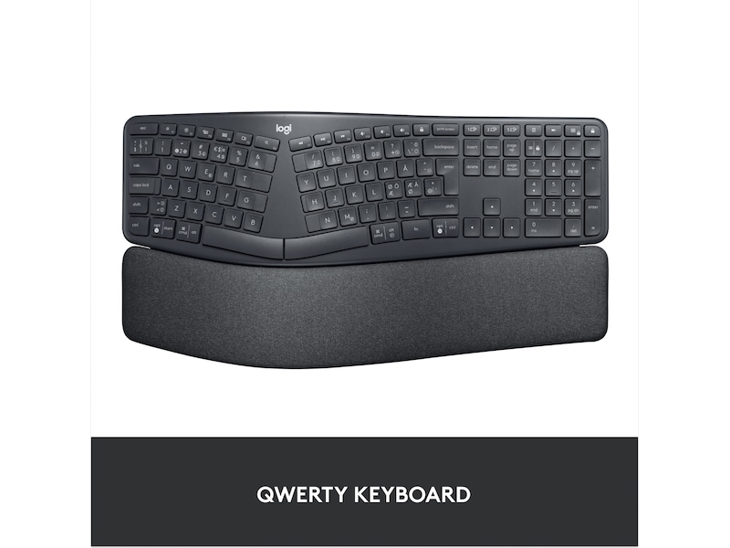 Logitech ERGO K860 Trådløs Tastatur Tastatur