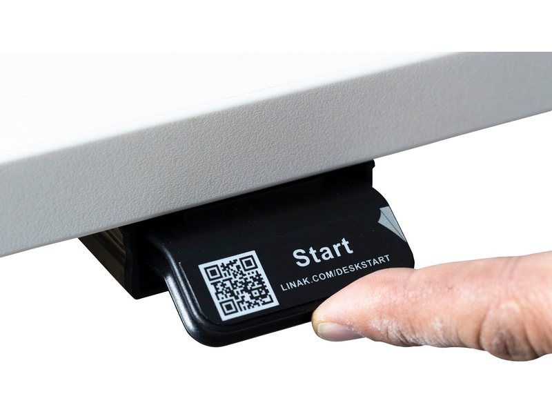 Kenson elektrisk understell - hvit Tilbehør og deler til skrivebord