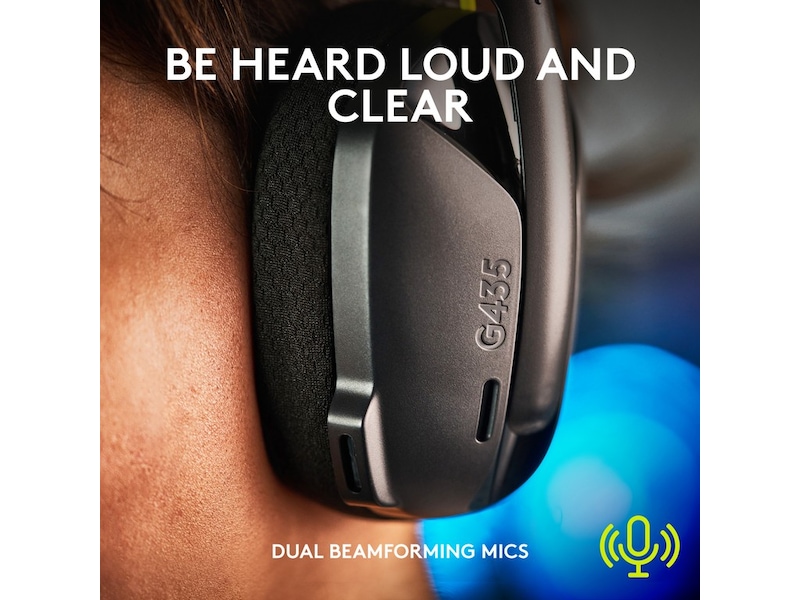 Logitech G435 LIGHTSPEED Trådløst Gaming Headset (sort) Gamingheadset