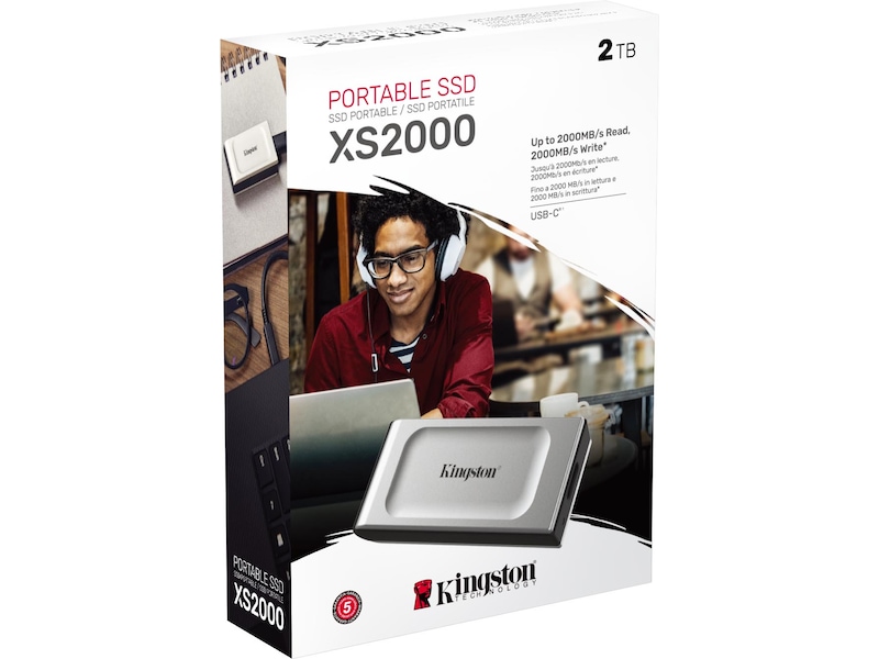 Kingston XS2000 Portable SSD 2TB SSD Ekstern