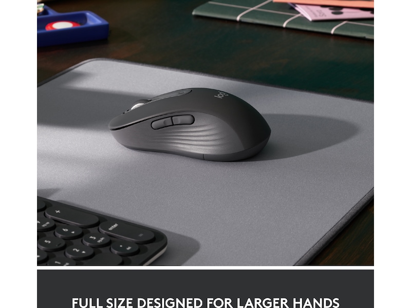 Logitech Signature M650 Large trådløs mus Grafittgrå Mus