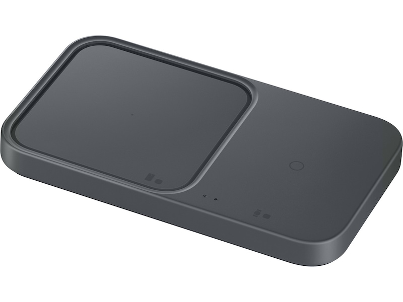 Trådløs lader Duo med kabel (sort) Trådløs lader