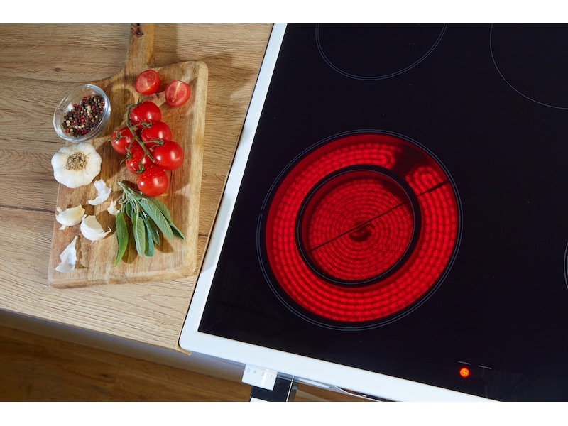 Gorenje GEC6D60WPB glasskeramisk komfyr (hvit) Komfyr