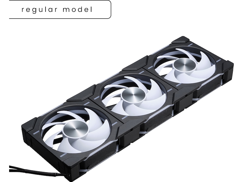 Phanteks D30 120mm DRGB Vifte 3pack (sort) Vifter