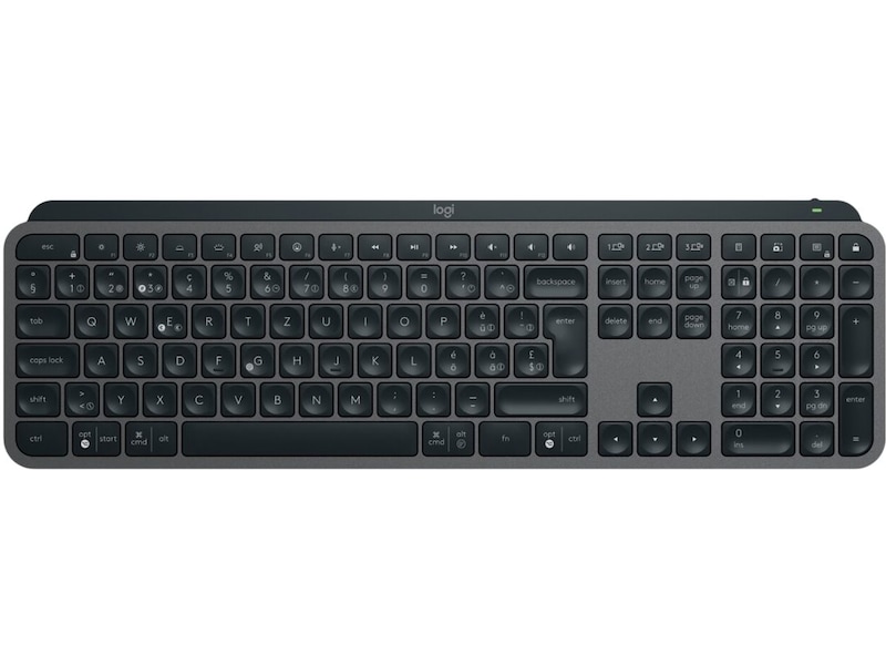 Logitech MX Keys S Trådløst Tastatur (graphite) Tastatur